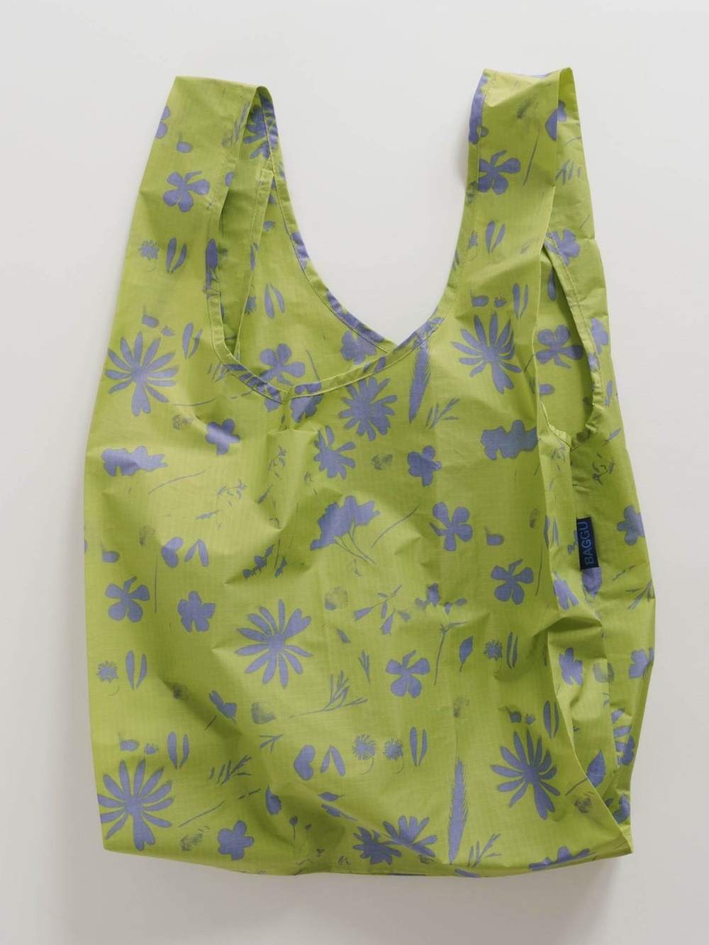 BAGGU Floral Lime Sun Print Tote Bag NWT - Picture 5 of 5